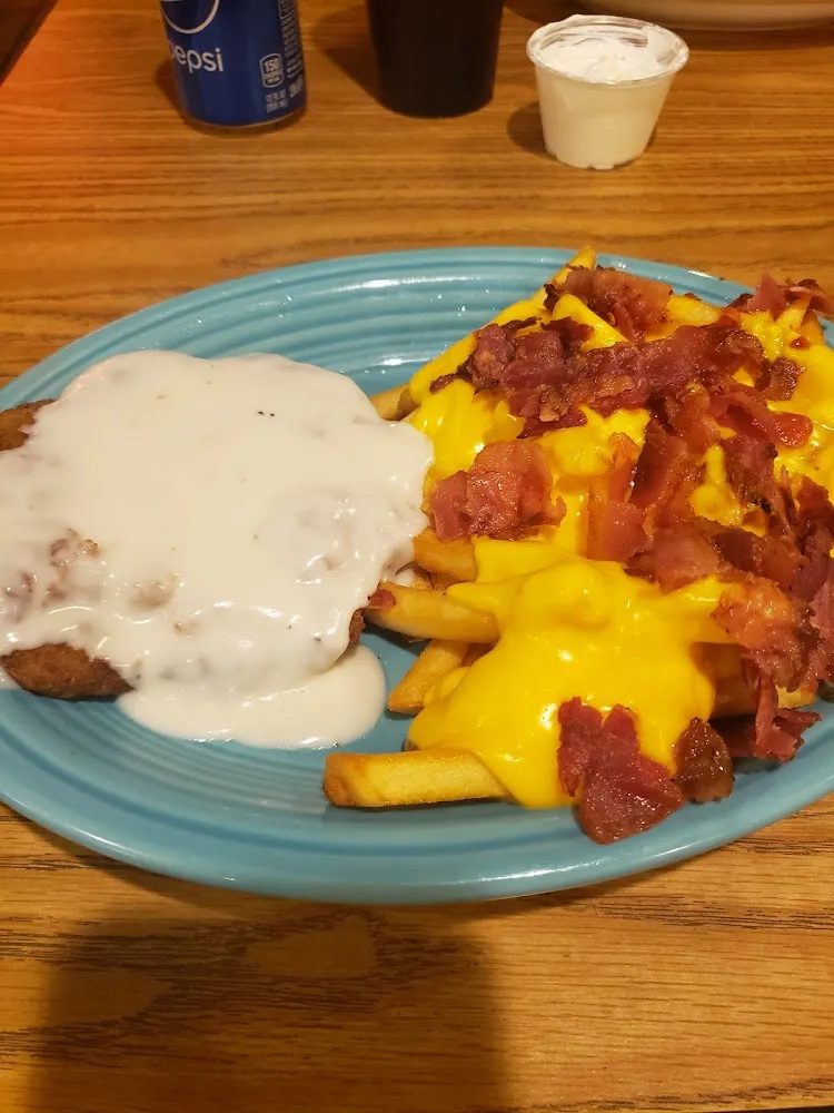Country Fried Steak Fries with Cheese